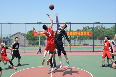 2018年5月9日，，，，，，，公司举行青年篮球赛